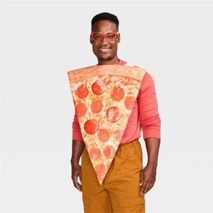 Pepperoni Pizza Slice Costume- One Size Fits All Adult Costume